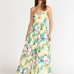 Flying Tomato Multicolor Strapless jumpsuit